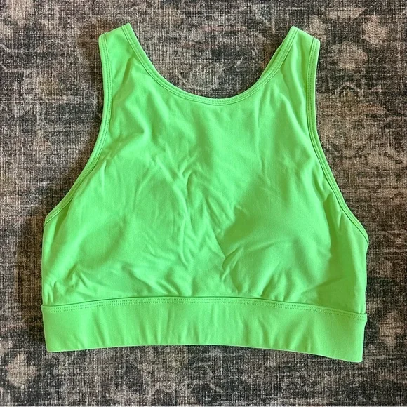 Fabletics Neon Green Sports Bra | High Impact | Women’s M - Picture 2 of 4
